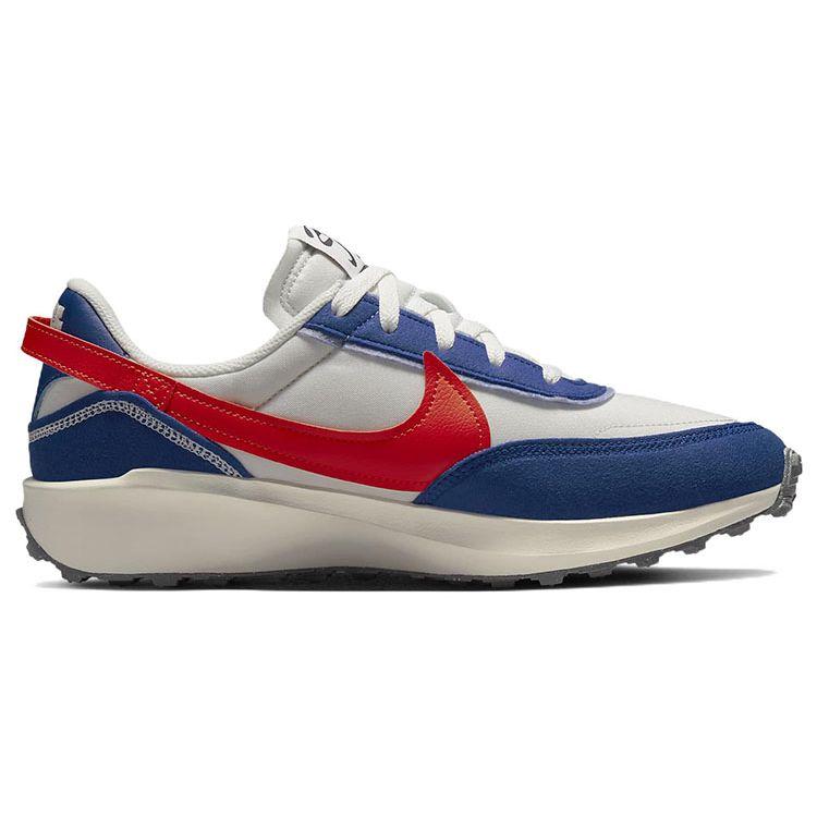 Nike Waffle Debut Swoosh Old Royal Habanero Red Pantofi de sport pentru bărbați White Phantom Smoke-Grey DV0527-001