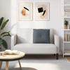 Back Cushion Dark Grey 60 x 50 cm Cord Fabric