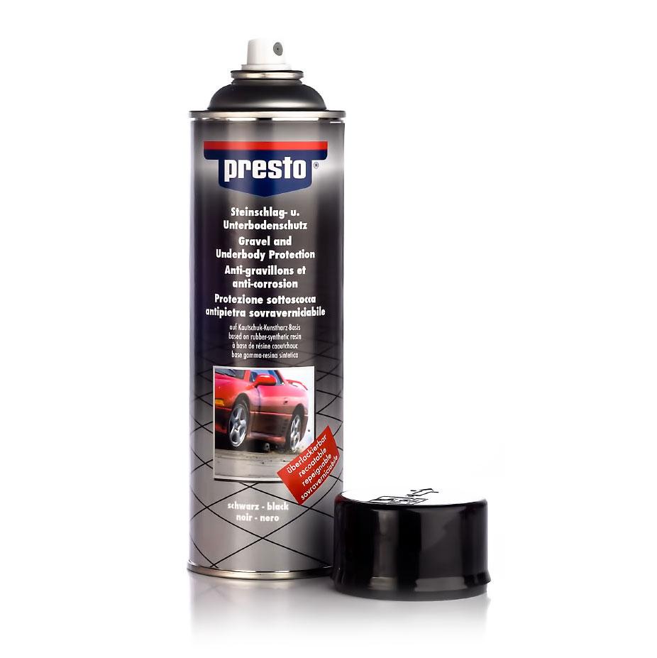 Baranek na progi środek do konserwacji karoserii spray czarny presto
