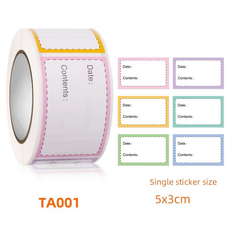 Etichete de siguranță alimentară: Autocolante goale pentru depozitare, pentru bucătărie și frigider