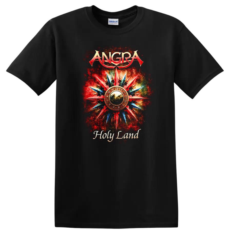 Heavy Metal Band Graphic T Shirt Retro Rock Holy Land Album Art Tee