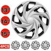 13" 14" 15" 4PCS Automobile Hubcap Wheel Cover Wheel Trims Hub Tuning Center Cap Hub for Universal Car Wheel Cap Car Replacement Hubcap