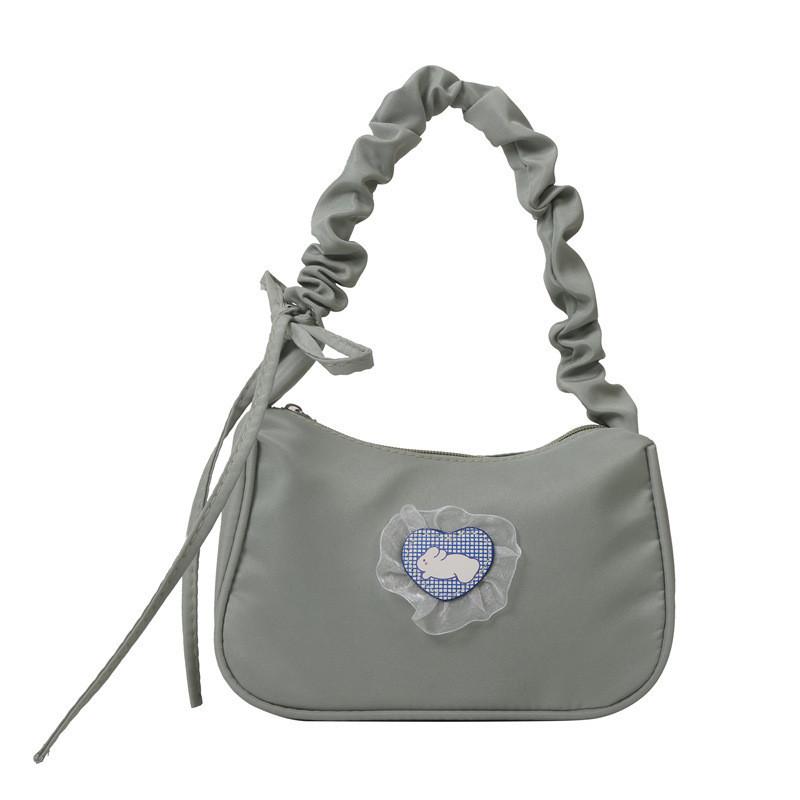 Trendy Canvas Shoulder Bag For Women 2023 Fall Fashion Retro Underarm Bag Street Style