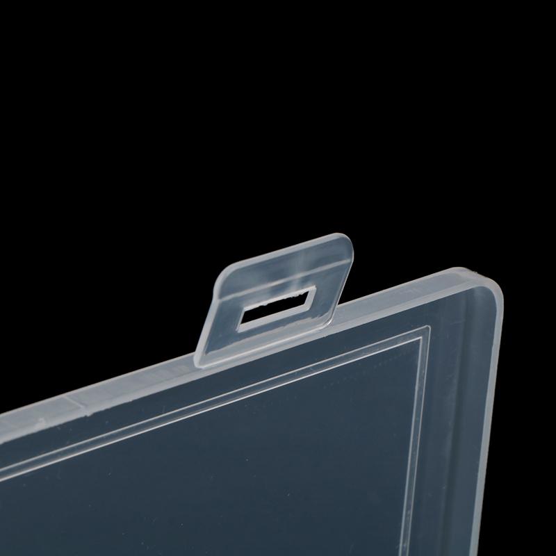 6 přihrádek plastový úložný box praktický box na nářadí průhledné PP krabičky pouzdro na korálky a šperky organizér kontejner