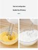 High-Power Stainless Steel Handheld Electric Egg Beater & Mixer