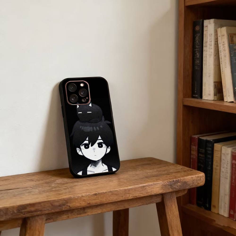 O-Omori Game Phone Case For iPhone 17, 16,15,14,13,12,11 Plus,Pro Max, Others Soft Black Cover