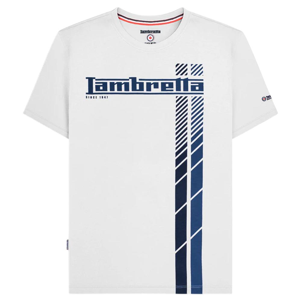 Lambretta Mens Racing Stripe T-Shirt