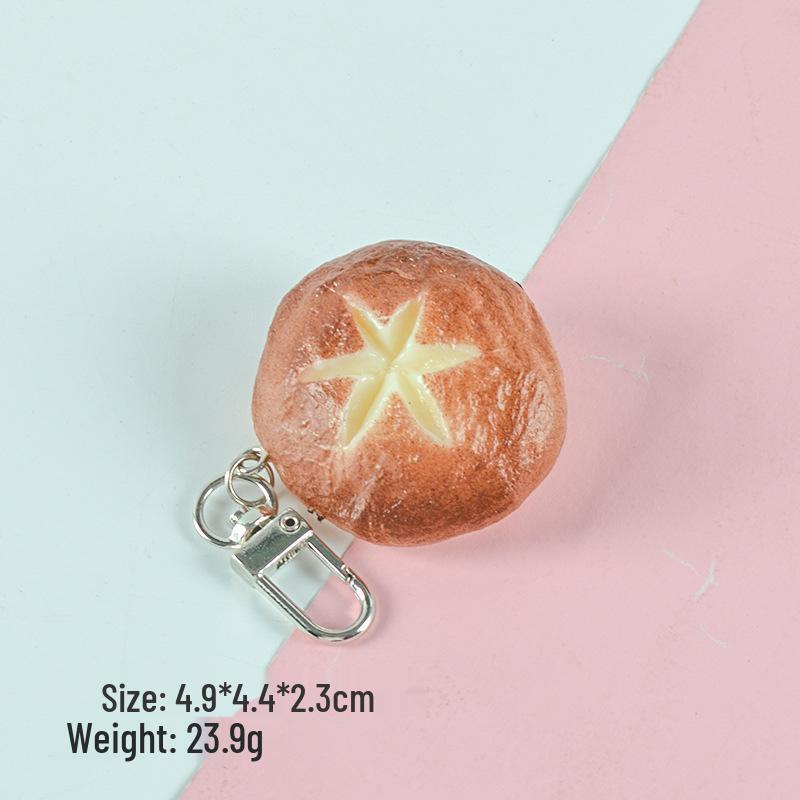 Vegetable Keychain Set: Chili, Broccoli, Garlic Food Pendants - Unique Bag Accessories