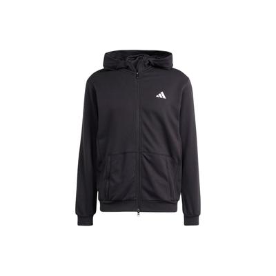 adidas Workout Hoodie Black/White Men Streetwear IT4308
