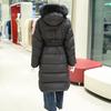 Olive De Olive Women's Foxfur Hood Belted Duvet Down Puffer Jacket YP5WH001