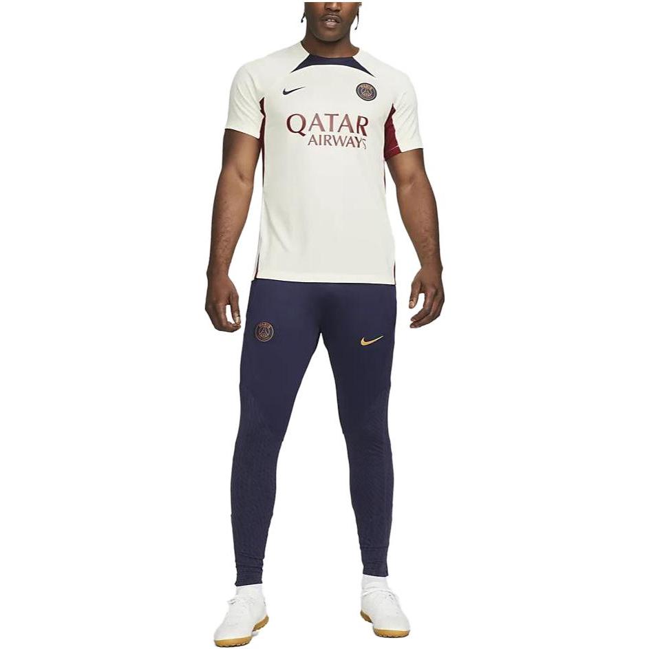 Nike Colorblock Letter Print Round Neck Short-Sleeve Soccer Jersey Men Tops White DX3022-116