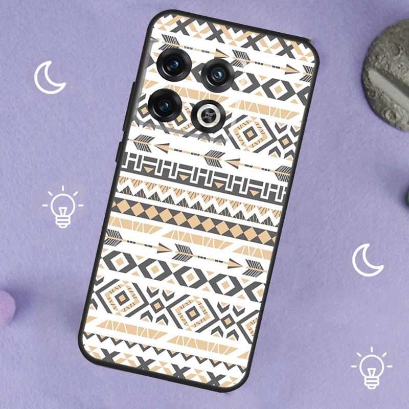 Tribal Ethnic Pattern For OnePlus 15 13 12 11 13R 12R 10R 13T 10T 8T Case For OnePlus Nord 5 CE 3 2 4 Lite N20 N30
