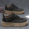 Low-top Leather Martin Trendy Shoes Men's Sports and Leisure Shoes Men's British Style Autumn Tooling Men's Shoes 2024 New