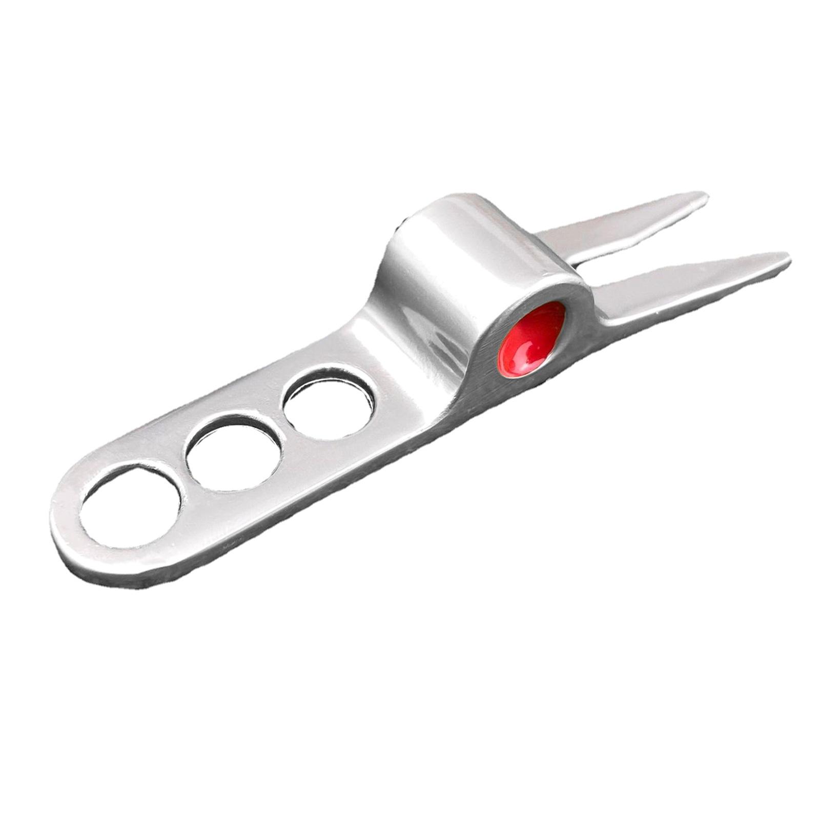 

Инструмент для ремонта дерна для гольфа, вилы из цинкового сплава, инструмент для ухода за газоном, очиститель канавок для вилки на паттинг-грине, аксессуары для гольфа, прочные серебряный