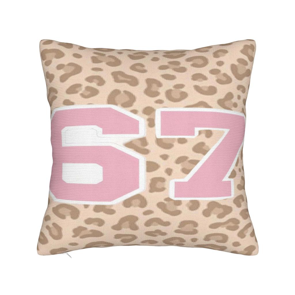 67 Six Seven Meme Pillow Case Comfy Pillow Cover Vintage Cushion Cover For Living Room Chair