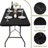 1Pcs Spandex Rectangular Tablecloth Stretch 6FT Table Cloth Elastic Fitted Universal Patio Table Cover