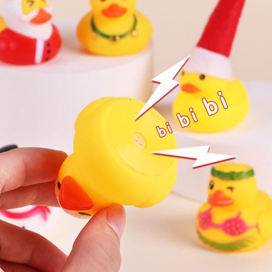 Kalendarz Adwentowy Kaczka Świąteczna 2025 dla Dzieci 24 Dni Kalendarz Odliczający do Świąt Bożego Narodzenia z Plastikowymi Kaczuszkami do Kąpieli Upominki na Przyjęcie Świąteczne dla Chłopców i Dziewczynek