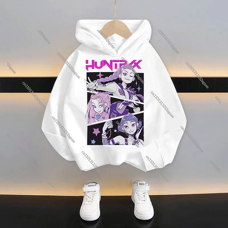 

K-pop Охотники на демонов Детская мультяшная толстовка 2025: Крутой пуловер унисекс для мальчиков и девочек, повседневная толстовка нового стиля 100