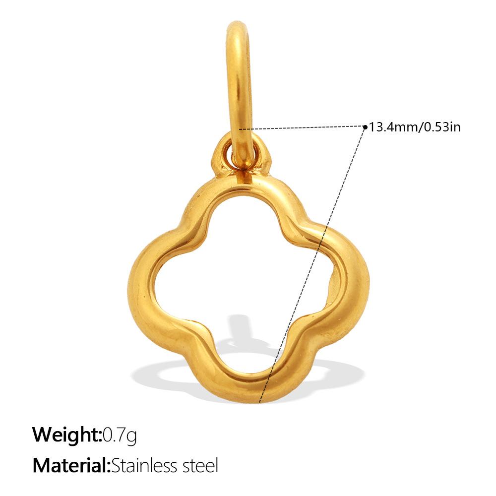 Vintage Fashion Diy Smiley Face Love Coconut Tree Pendant Stainless Steel Gold-Plated Various Jewelry Accessories