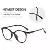 Round Shape Transparent Lens Glasses UV400 Protection Sunglasses Candy Sweet Glasses Transparent Latest Summer Classic Style Mirrored Lens Stylish