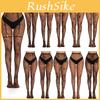 Halloween Themed Mesh Tights Set With Skull Pattern Stylish Hosiery For Women**