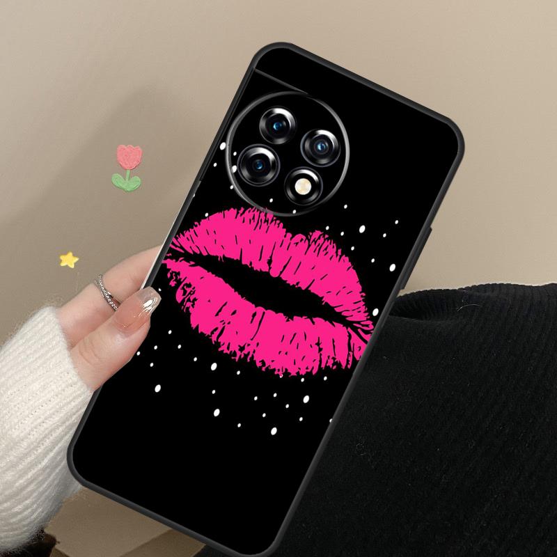 Sexy Red Lips Case For OnePlus 10 Pro 8T 10T 15 13 12 11 13T 13R 12R Nord CE 5 2 3 4 Lite N20 N30 Cover