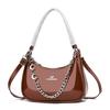 2026 New Glossy Patent Leather Crescent Armpit Bag