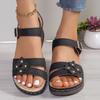 Lucyever Sandali Zeppa da Donna con Fibbia alla Caviglia Estate Fiori Vintage Sandali con Plateau da Donna Fondo Morbido Antiscivolo Sandalias Casual