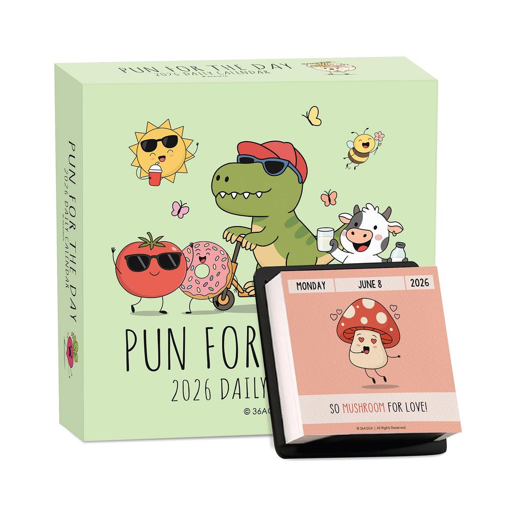 A Daily Detachable Desktop Calendar, A Fun Gift, And Home Decor Items.