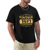 Vintage Born 1971 TShirt Summer Tops Custom Tshirts Plus Size Tops Shirts Men Graphic