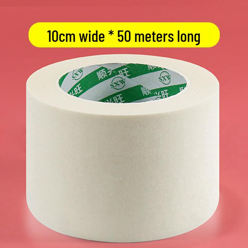 Writable Crepe Paper Tape: No-residue, Hand-tearable, Traceless Adhesive Ideal for Art Students, Spray Painting, Color Separation, and Decoration.
