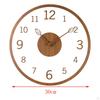 Acrylic Wall Clock for Living - Non Ticking Design Classrooms And Bathrooms