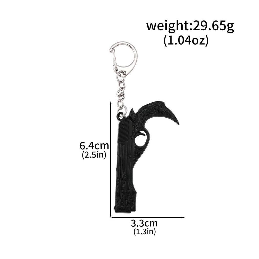 Dante's Devil May Cry Car Pendant: Rebellion Sword & Ebony Rose Pistols