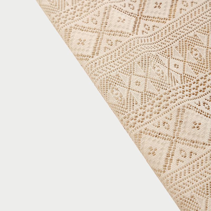 Bohemian Lace Tablecloth Cotton And Linen Literary Pastoral Style Dining Table Cloth Hollowed Out Household Light Luxury Hot-Selling