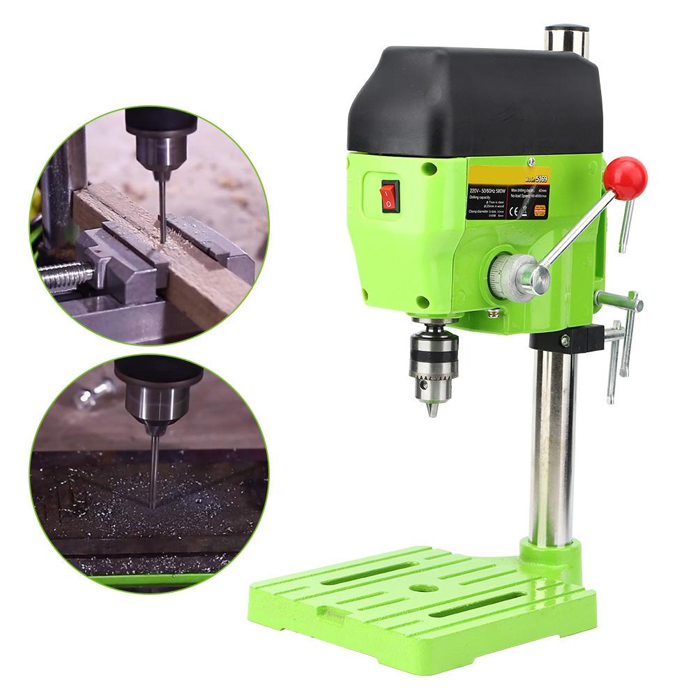 Mini Bench Drill Stand Table DIY Metal Wood Drilling Electric Machine 5169A