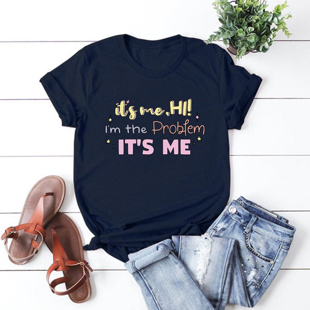 Taylor Midnights Tshirt Hi Im The Problem Tshirt Anti Hero Tees Cute Lyrics Shirts Y2k Aesthetic Tshirt Kawaii Tops Fans Gift