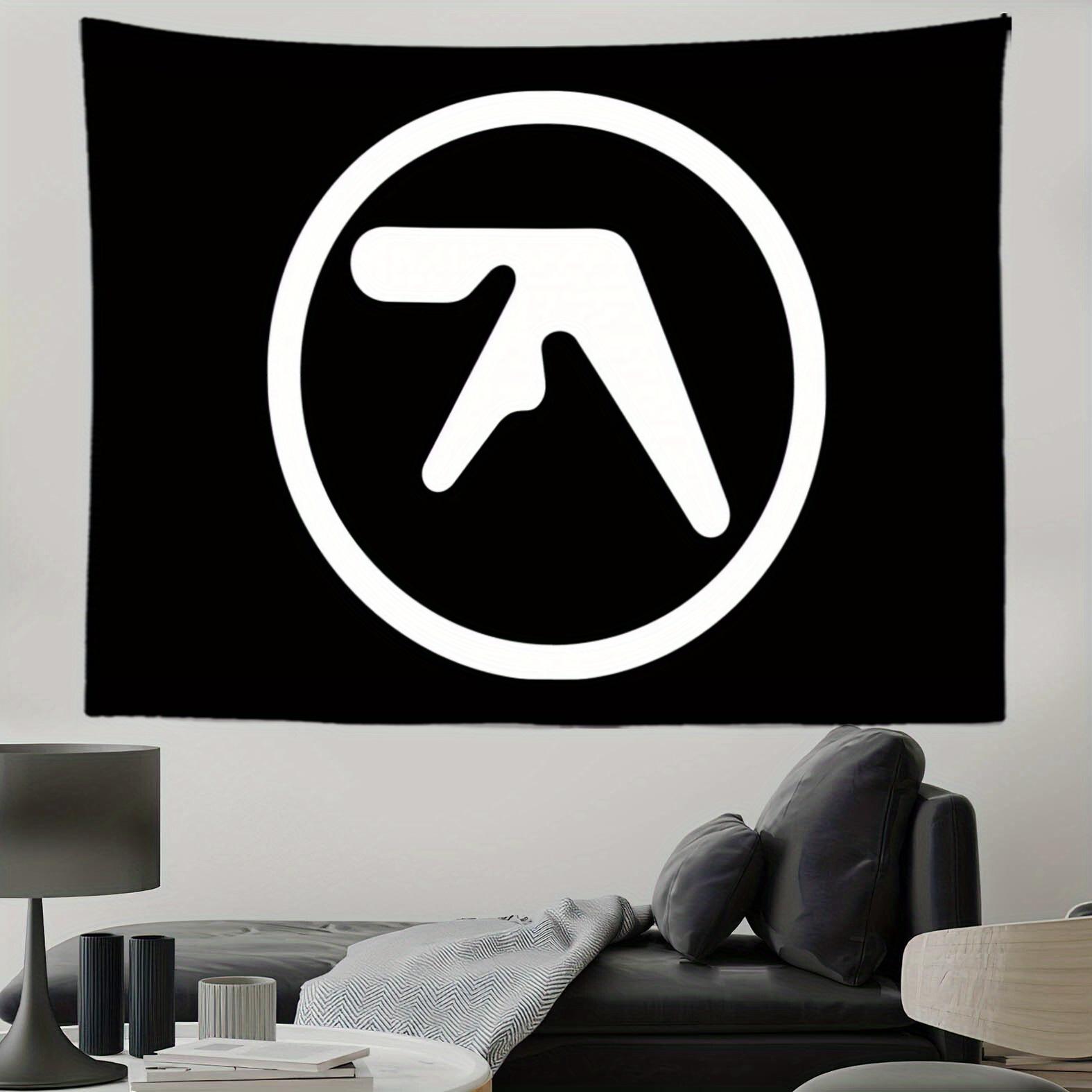 

Aphex Twin Logo Tapestry Single Sided 2D Print Iconic Stylish Wall Hanging Home Living Room Bedroom Studio Edgy Vibe Decor Gift 74x94cm(29x37in)