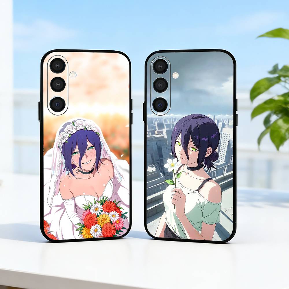 Cool Anime R-Reze Phone Case For Samsung A73,72,71,53,52,51,22,91,80, Soft Black Cover