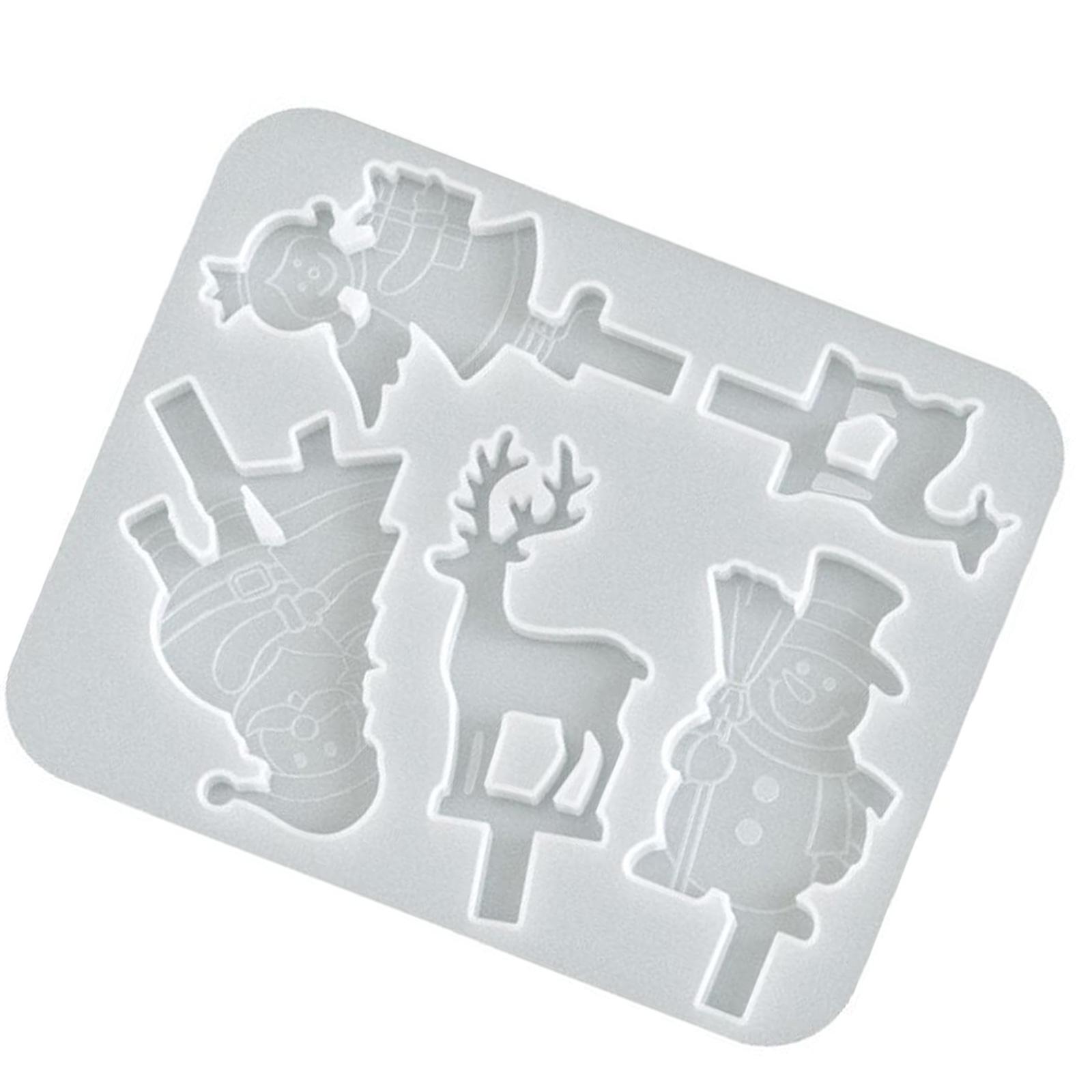

Reusable Christmas Theme Home Decorating Molds Easy Releasing Design Suitable for Ornament Making and Festival Crafts