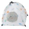 Pet Tent Cartoon Print Detachable Washable Portable Cat Tents for Cats Puppy Small Pets