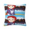 Cartoon Manga A-Anne Of Green Gables Pillow Cover Polyester Pillow Case Cushion Cover Vintage Pillowcases For Living Room Chair