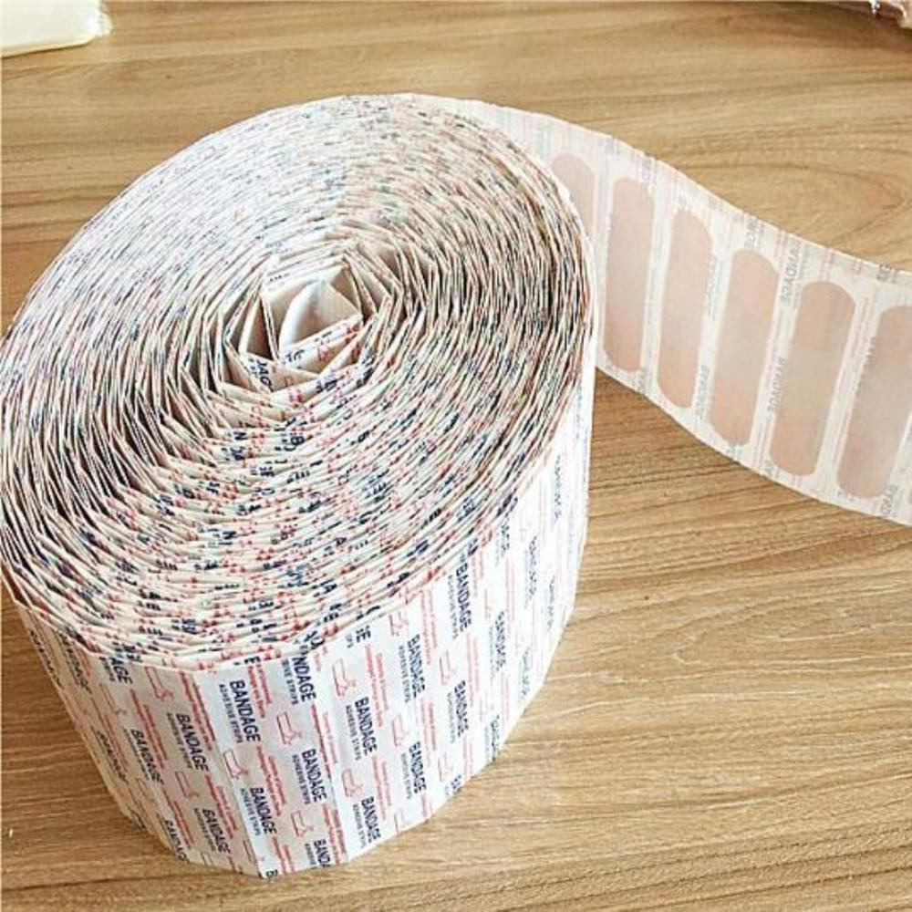100 pezzi impermeabile traspirante cuscino cerotto adesivo ferita fascia adesiva bendaggio medico di primo soccorso