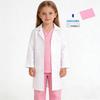 Boys Girls Simulation Doctor Nurse Work Uniform Cross with Toys Sets Kids Clothes Toddler Christmas Xmas Role Play Costum Party