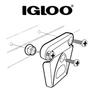 Igloo Igloo Cooler Box Replacement Part Standard Plastic Latch 00024013