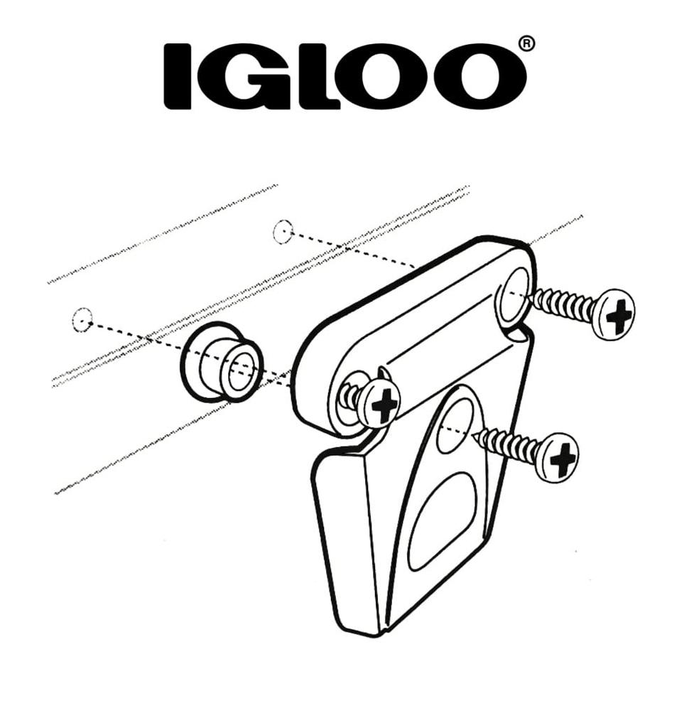 Igloo Igloo Cooler Box Replacement Part Standard Plastic Latch 00024013