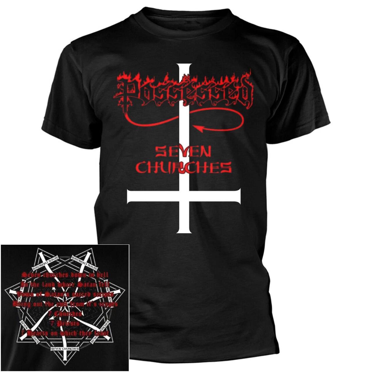 Possessed Seven Churches Official Shirt S -XXL Tshirt Official Band T-shirt S