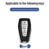 Premium Metall Schutzhülle für Lynk & Co 01 PHEV Schlüssel, Anti-Fall Schale mit Schnallenverschluss für Männer und Frauen