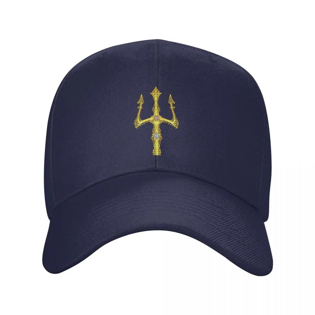Poseidon trident forkking of sea Baseball Cap Funny hats sun hat Golf Unisex Womens