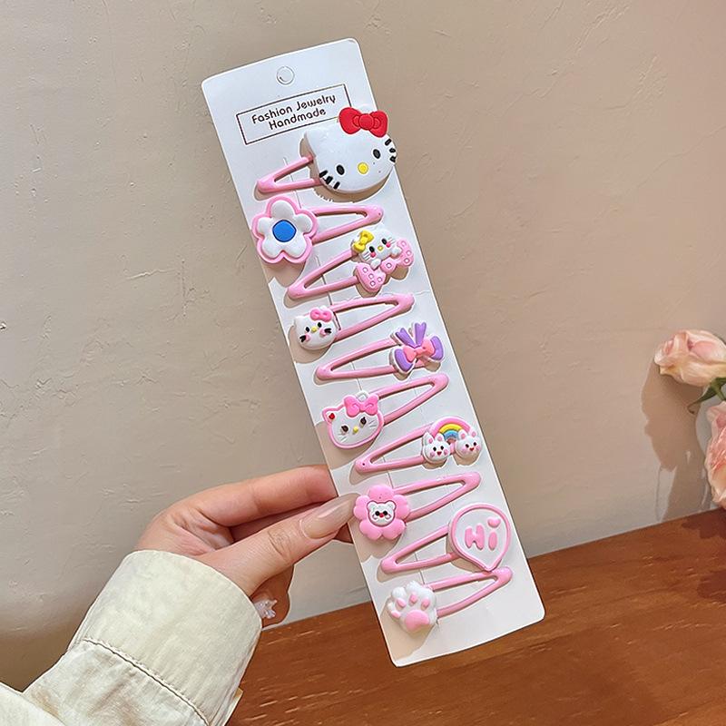 Children'S Kulomie Cartoon Hairpin Headgear Girls Broken Hair Bangs Clip Little Girl Side Hair Accessories