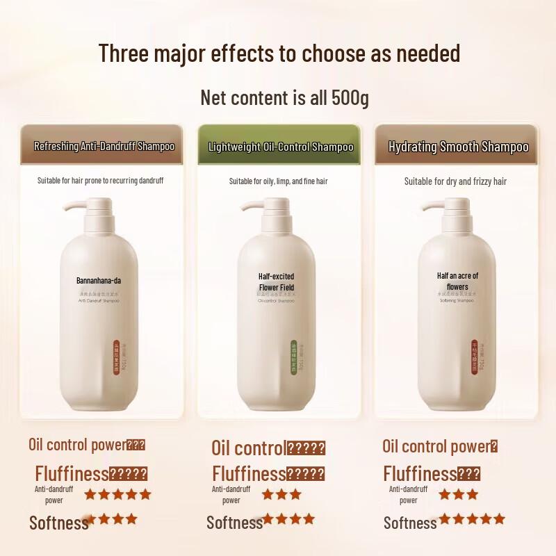 Ban Mu Hua Tian Refreshing Anti-Dandruff Fragrant Shampoo